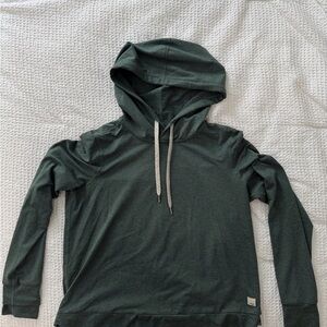 Vuori Dark Green Halo Essentials Hoodie